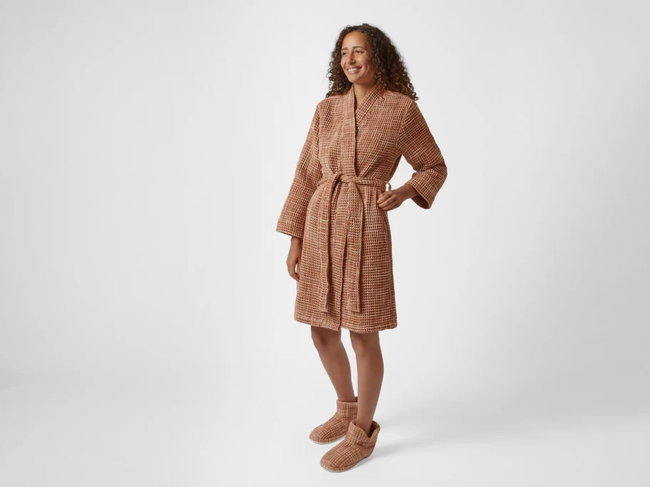 Parachute Waffle Robe - Soft, Breathable, and Luxurious Kimono-Style Bathrobe for Women & Men