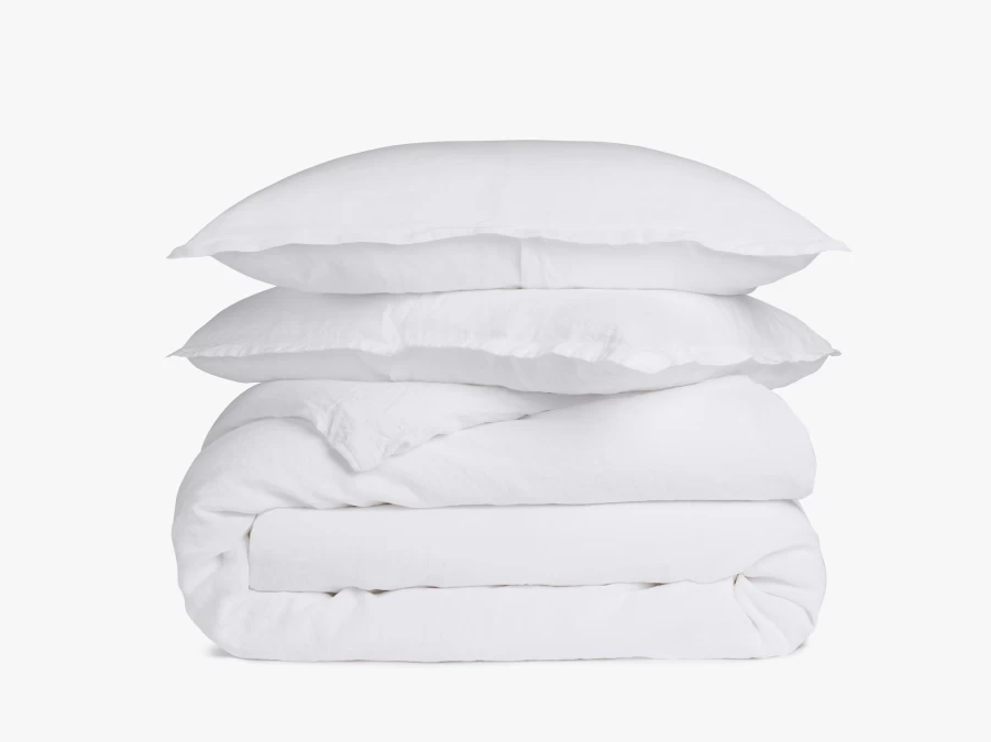 Parachute Linen Duvet Cover Set - Breathable 100% Organic French Flax Bedding